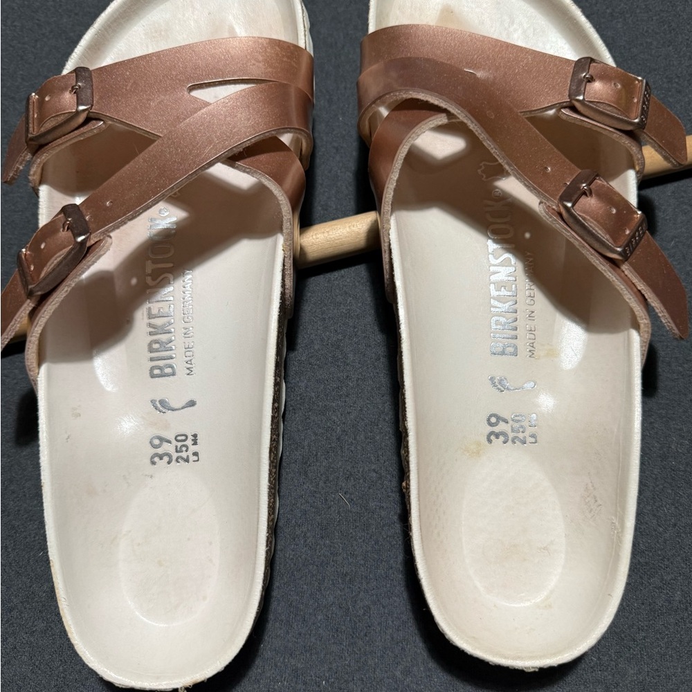 Birkenstock Women's Brown Double Strap Sandals